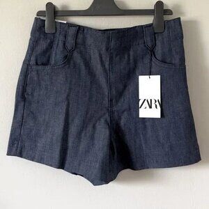  ZARA Denim Shorts Women’s Large Blue